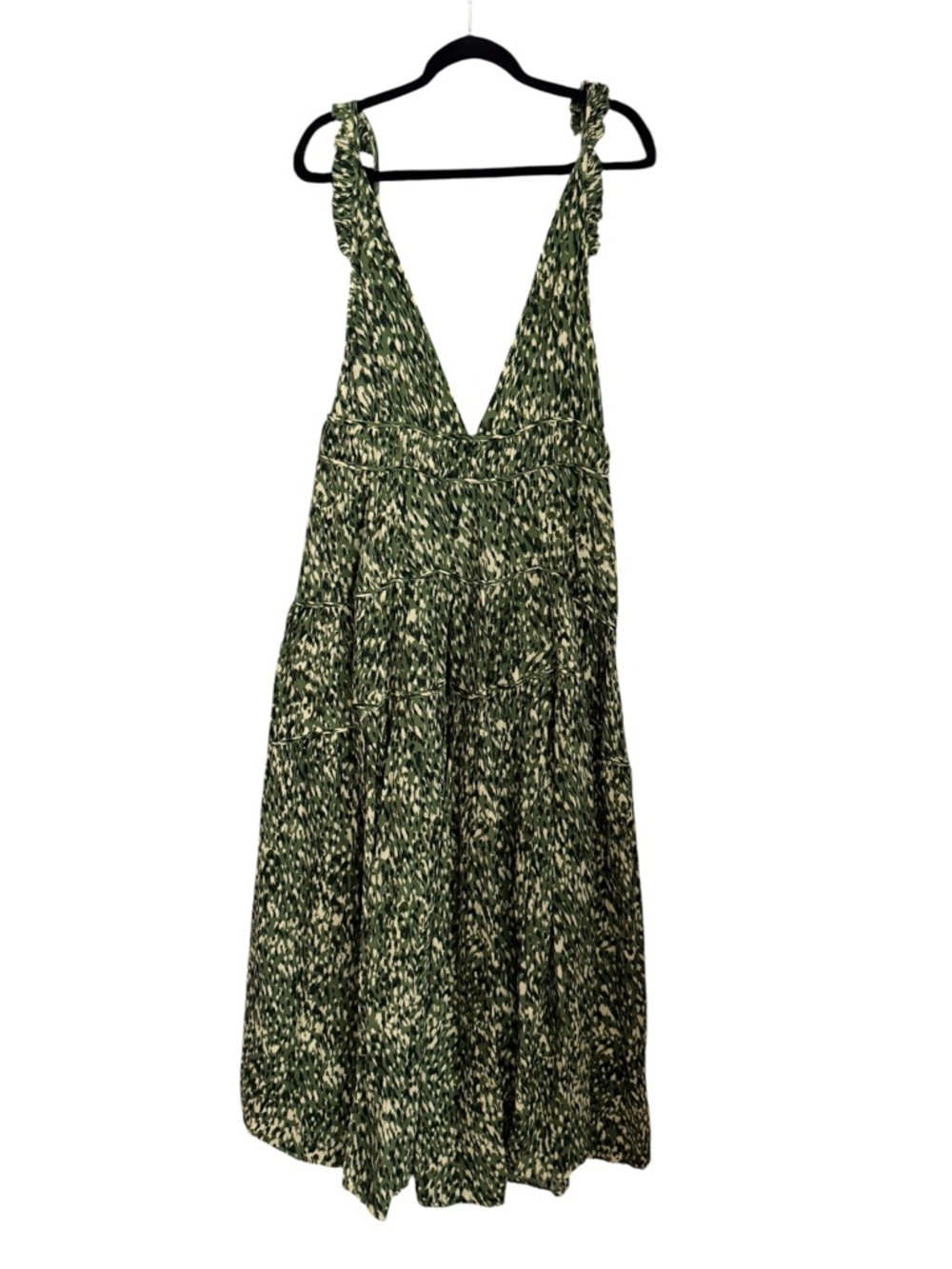 Anthropologie Celandine Sleevrless Plunge Midi Dress Size 1X - Picture 3 of 13